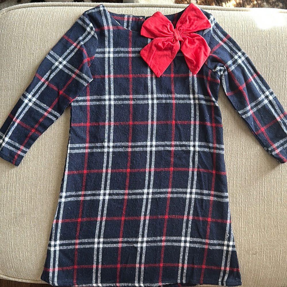 A.T.U.N. Girls Plaid A-Line Dress